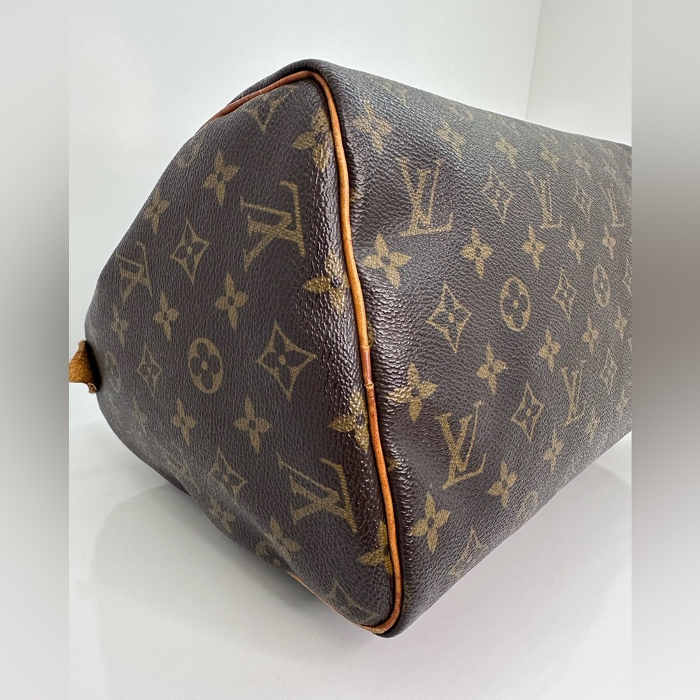 Louis Vuitton Brown Monogram speedy 30 - Picture 10 of 16